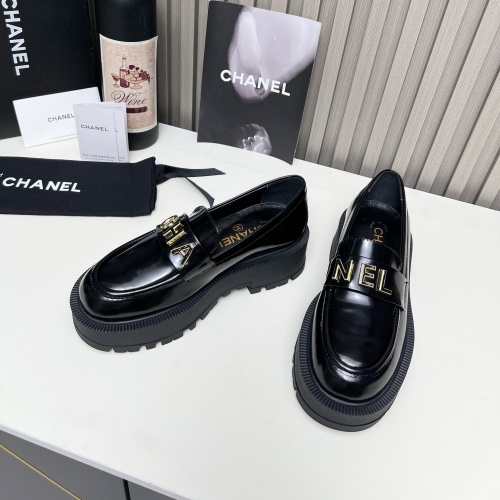 Chanel Leather Shoes For Women #1245835 $108.00 USD, Wholesale Replica Chanel Leather Shoes