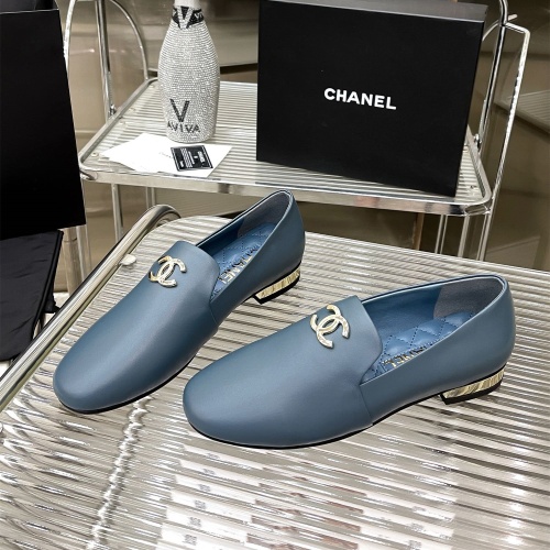 Chanel Leather Shoes For Women #1245838 $102.00 USD, Wholesale Replica Chanel Leather Shoes