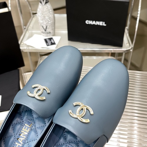 Replica Chanel Leather Shoes For Women #1245838 $102.00 USD for Wholesale