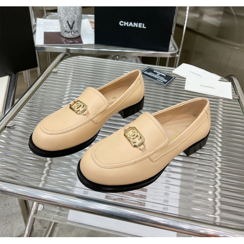 Chanel Leather Shoes For Women #1245846 $115.00 USD, Wholesale Replica Chanel Leather Shoes