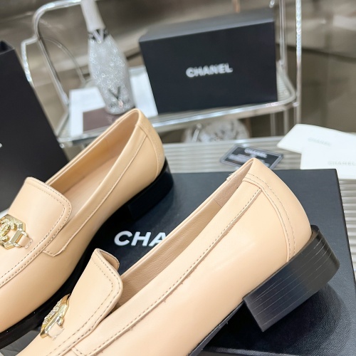 Replica Chanel Leather Shoes For Women #1245846 $115.00 USD for Wholesale