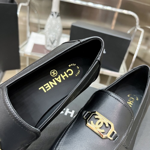 Replica Chanel Leather Shoes For Women #1245847 $115.00 USD for Wholesale