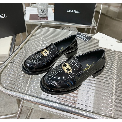 Chanel Leather Shoes For Women #1245848 $115.00 USD, Wholesale Replica Chanel Leather Shoes