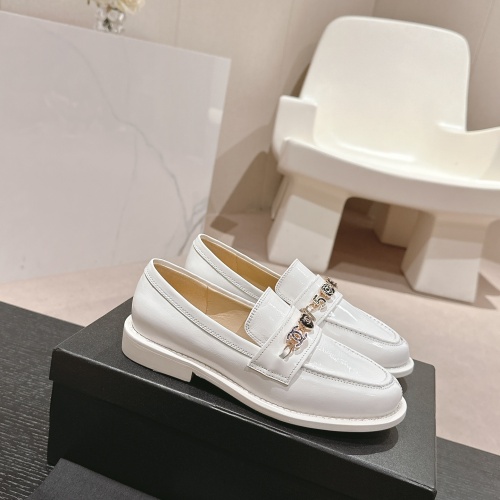 Replica Chanel Leather Shoes For Women #1245851 $115.00 USD for Wholesale