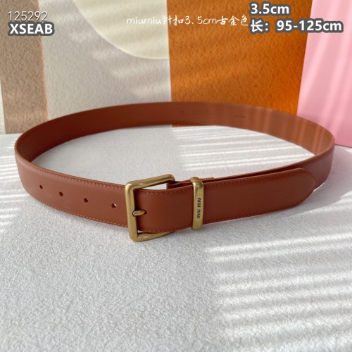 Replica MIU MIU AAA Quality Belts For Unisex #1245854 $48.00 USD for Wholesale