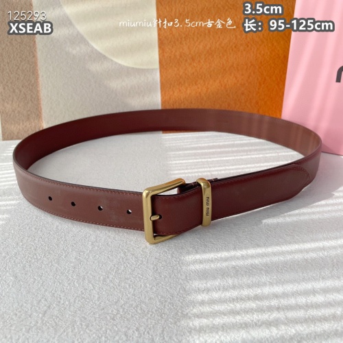 Replica MIU MIU AAA Quality Belts For Unisex #1245856 $48.00 USD for Wholesale