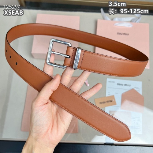 Replica MIU MIU AAA Quality Belts For Unisex #1245857 $48.00 USD for Wholesale