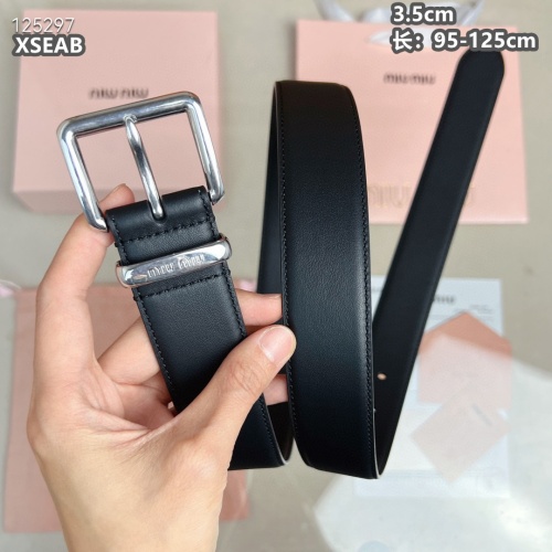 Replica MIU MIU AAA Quality Belts For Unisex #1245861 $48.00 USD for Wholesale