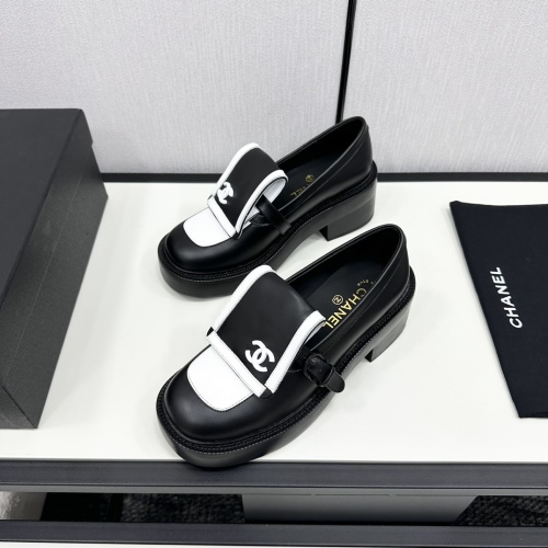 Chanel Leather Shoes For Women #1245864 $118.00 USD, Wholesale Replica Chanel Leather Shoes