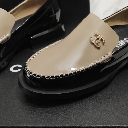 Replica Chanel Leather Shoes For Women #1245866 $100.00 USD for Wholesale