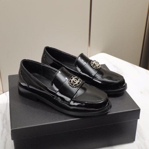 Chanel Leather Shoes For Women #1245873 $96.00 USD, Wholesale Replica Chanel Leather Shoes