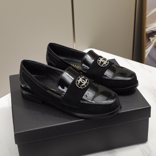 Chanel Leather Shoes For Women #1245874 $96.00 USD, Wholesale Replica Chanel Leather Shoes