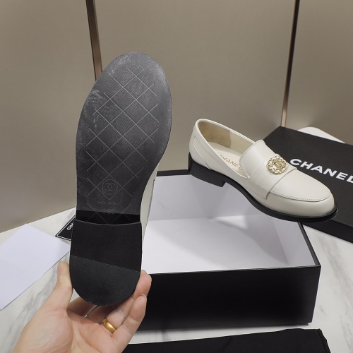 Replica Chanel Leather Shoes For Women #1245878 $96.00 USD for Wholesale