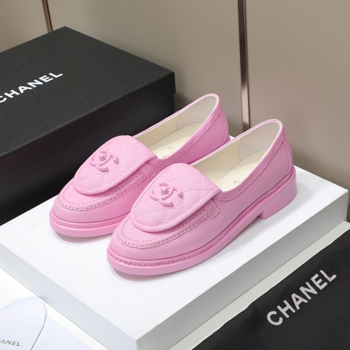 Chanel Leather Shoes For Women #1245890 $92.00 USD, Wholesale Replica Chanel Leather Shoes