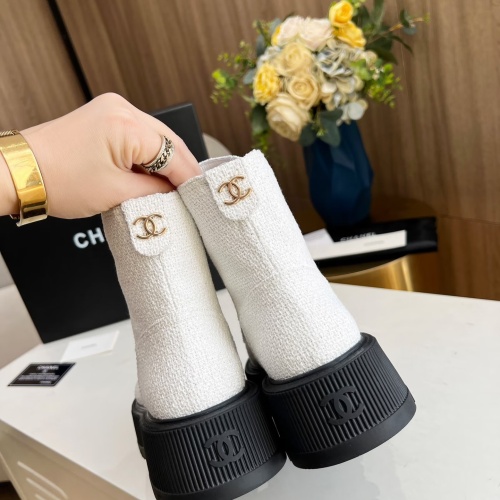 Replica Chanel Boots For Women #1245897 $105.00 USD for Wholesale