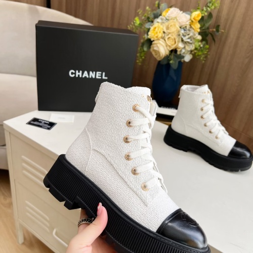 Replica Chanel Boots For Women #1245897 $105.00 USD for Wholesale