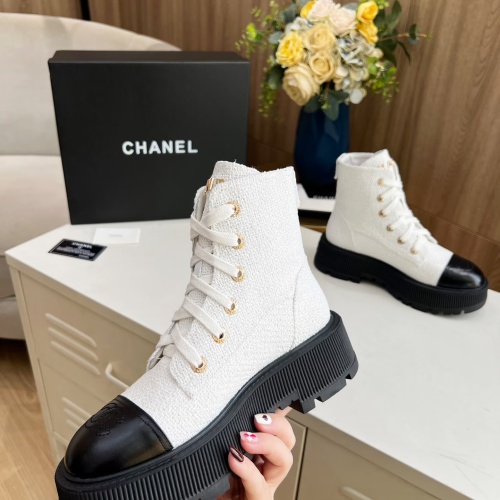 Replica Chanel Boots For Women #1245897 $105.00 USD for Wholesale