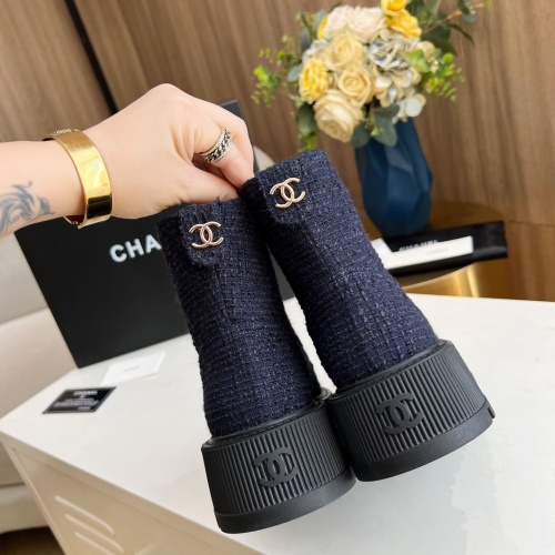 Replica Chanel Boots For Women #1245900 $105.00 USD for Wholesale