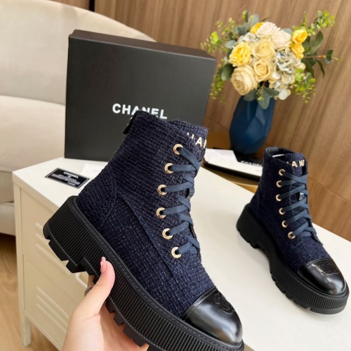 Replica Chanel Boots For Women #1245900 $105.00 USD for Wholesale