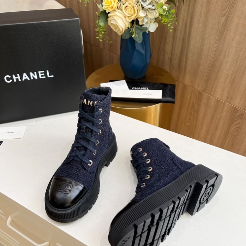 Replica Chanel Boots For Women #1245900 $105.00 USD for Wholesale