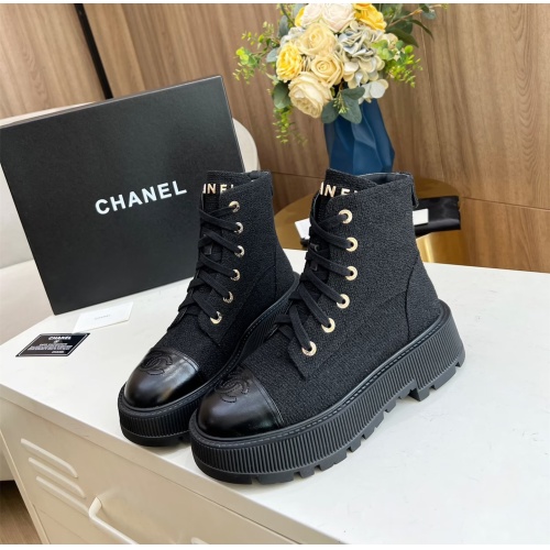 Chanel Boots For Women #1245901 $105.00 USD, Wholesale Replica Chanel Boots