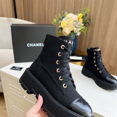 Replica Chanel Boots For Women #1245901 $105.00 USD for Wholesale