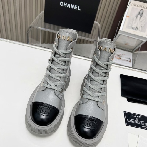 Replica Chanel Boots For Women #1245903 $105.00 USD for Wholesale