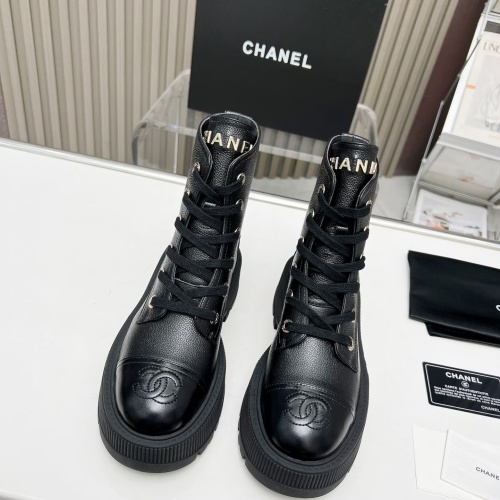 Replica Chanel Boots For Women #1245904 $105.00 USD for Wholesale