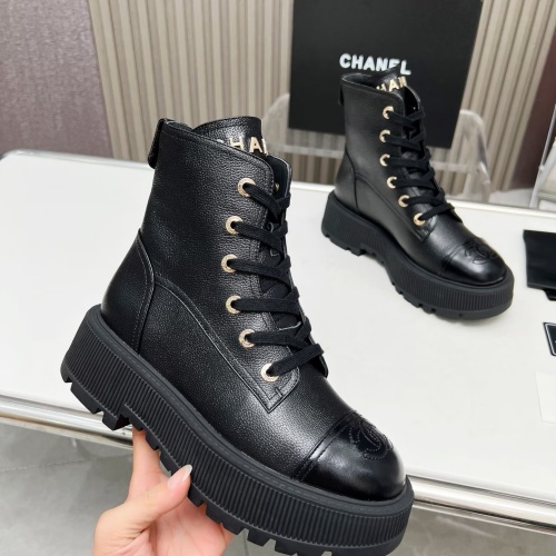 Replica Chanel Boots For Women #1245904 $105.00 USD for Wholesale