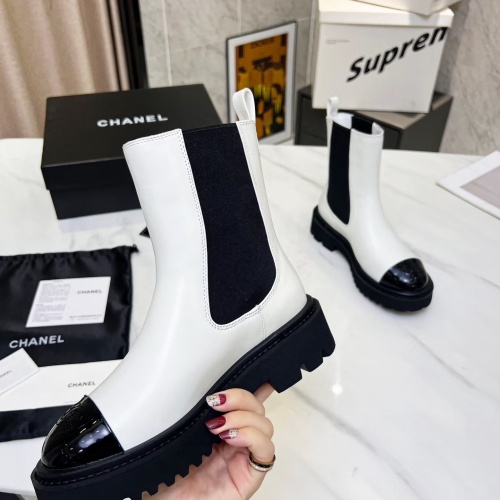 Replica Chanel Boots For Women #1245909 $105.00 USD for Wholesale