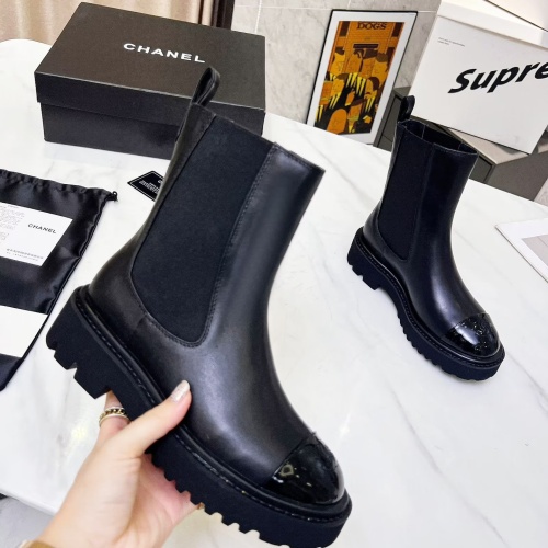 Replica Chanel Boots For Women #1245910 $105.00 USD for Wholesale