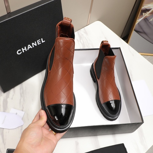 Replica Chanel Boots For Women #1245914 $112.00 USD for Wholesale