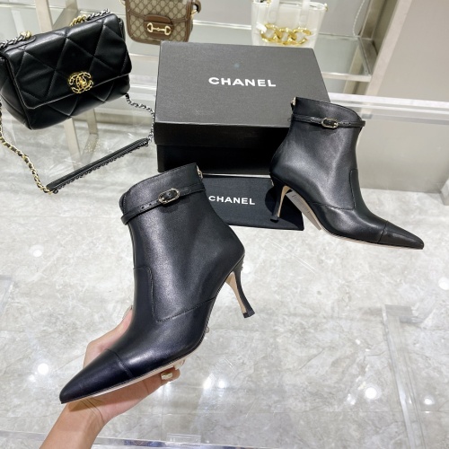 Replica Chanel Boots For Women #1245939 $115.00 USD for Wholesale