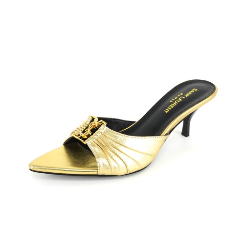 Yves Saint Laurent YSL Slippers For Women #1245960 $85.00 USD, Wholesale Replica Yves Saint Laurent YSL Slippers