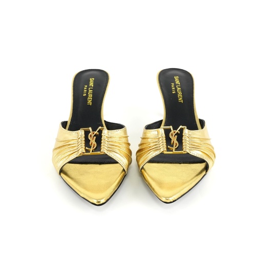 Replica Yves Saint Laurent YSL Slippers For Women #1245960 $85.00 USD for Wholesale