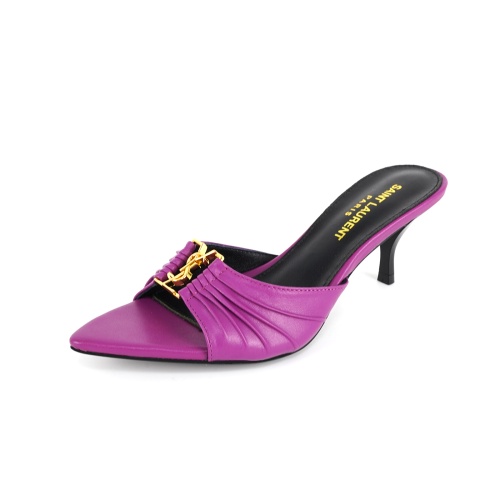 Yves Saint Laurent YSL Slippers For Women #1245965 $85.00 USD, Wholesale Replica Yves Saint Laurent YSL Slippers