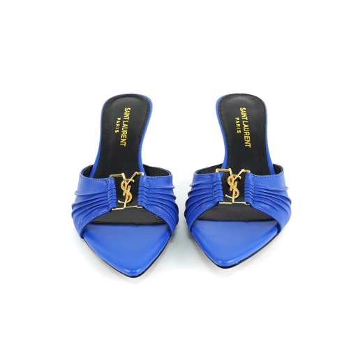 Replica Yves Saint Laurent YSL Slippers For Women #1245968 $85.00 USD for Wholesale