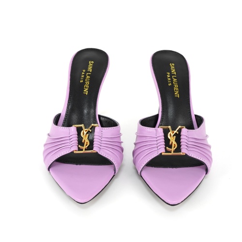 Replica Yves Saint Laurent YSL Slippers For Women #1245990 $85.00 USD for Wholesale