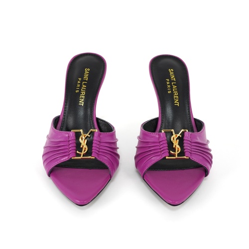 Replica Yves Saint Laurent YSL Slippers For Women #1245994 $85.00 USD for Wholesale