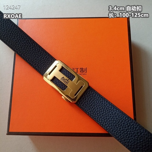 Replica Hermes AAA Quality Belts For Men #1246013 $60.00 USD for Wholesale