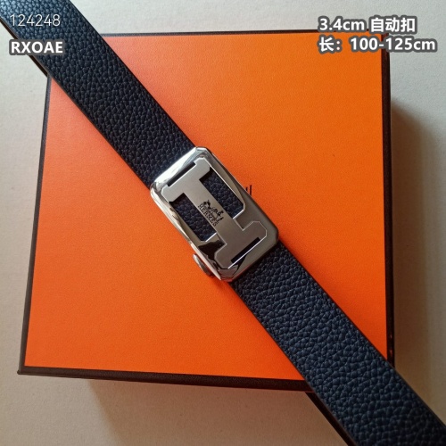 Replica Hermes AAA Quality Belts For Men #1246014 $60.00 USD for Wholesale