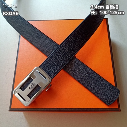 Replica Hermes AAA Quality Belts For Men #1246014 $60.00 USD for Wholesale