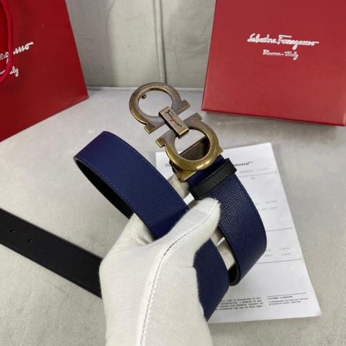 Replica Salvatore Ferragamo AAA Quality Belts For Men #1246063 $56.00 USD for Wholesale