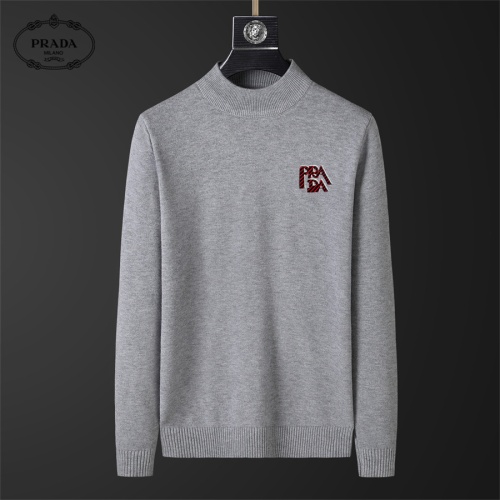 Prada Sweater Long Sleeved For Men #1246122 $39.00 USD, Wholesale Replica Prada Sweater