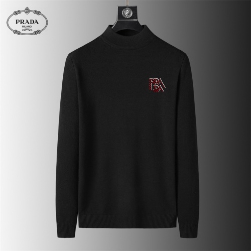 Prada Sweater Long Sleeved For Men #1246123 $39.00 USD, Wholesale Replica Prada Sweater