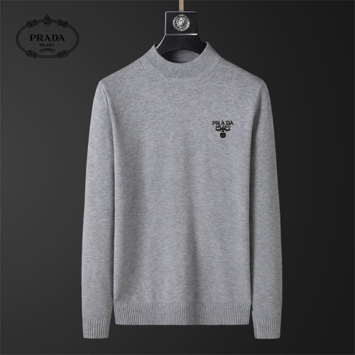 Prada Sweater Long Sleeved For Men #1246152 $39.00 USD, Wholesale Replica Prada Sweater