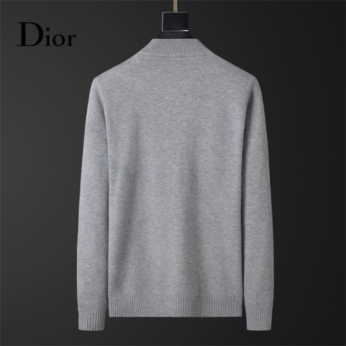 Replica Christian Dior Sweaters Long Sleeved For Men #1246175 $39.00 USD for Wholesale