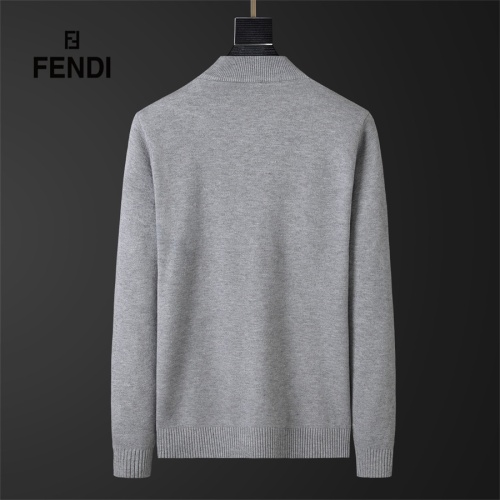 Replica Fendi Sweaters Long Sleeved For Men #1246176 $39.00 USD for Wholesale