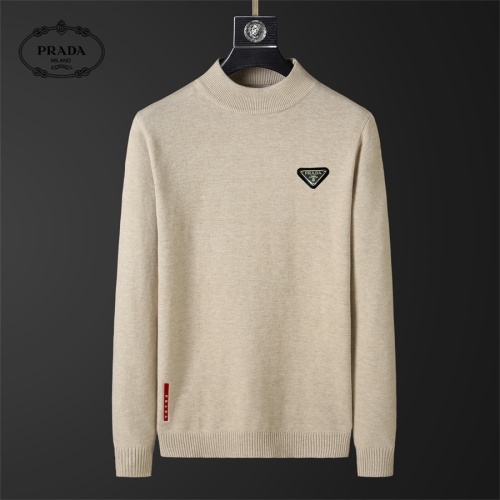 Prada Sweater Long Sleeved For Men #1246217 $39.00 USD, Wholesale Replica Prada Sweater