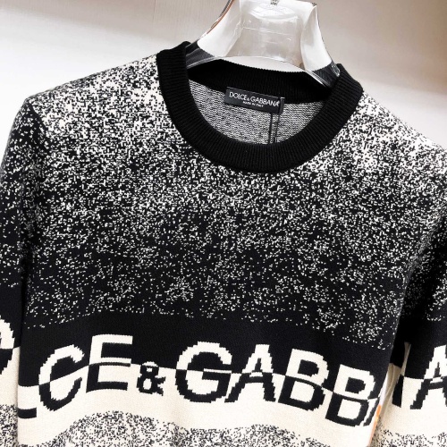 Replica Dolce & Gabbana D&G Sweaters Long Sleeved For Men #1246228 $72.00 USD for Wholesale